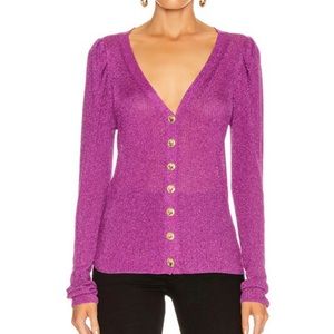 Caroline Constas Sparkly Cardigan